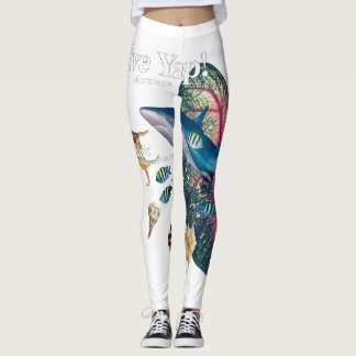Fröhlicher Riffhai Leggings