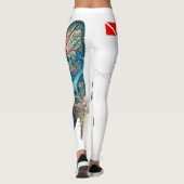 Fröhlicher Riffhai Leggings (Rückseite)