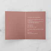 Fröhlicher Santa und Rentier lachen Feiertagskarte (Innenseite)