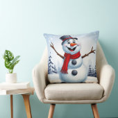 fröhlicher Schneemann Kissen (Stuhl )