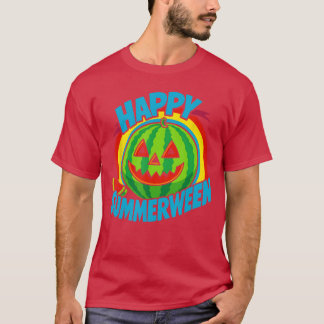 Fröhlicher Sommerween Sommer Wassermelone Jackolan T-Shirt