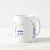 Fröhlicher Sprung Kaffeetasse (VorderseiteRechts)