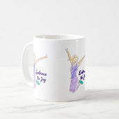 Fröhlicher Sprung Kaffeetasse (Vorderseite Links)
