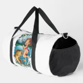 Fröhlicher Sprung mit finnigem Freund Duffle Bag (Rechte Ecke)
