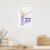 Fröhlicher Sprung Poster (Küche)