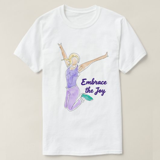 Fröhlicher Sprung T-Shirt (Design vorne)