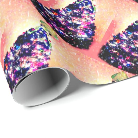 Fröhlicher Squidmas lustiger Tintenfisch u. Geschenkpapier (Rolleneckpunkt)