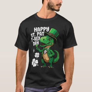 Fröhlicher St Pat T-Rex Tag St Patricks Day Dinosa T-Shirt