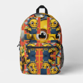 Fröhlicher Taco-Freund Bedruckter Rucksack (Vorderseite)