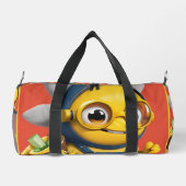 Fröhlicher Taco-Freund Duffle Bag (Rückseite)