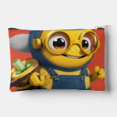 Fröhlicher Taco-Freund Zubehörtasche (Rückseite)