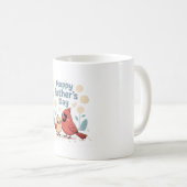 Fröhlicher Tag des Vaters - Kardinal Vater & Chick Kaffeetasse (VorderseiteRechts)