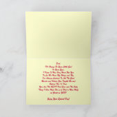 Fröhlicher Tag des Vaters, von deiner Tochter Karte (Innenseite)