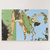 fröhlicher Tänzer Puzzle (Horizontal)