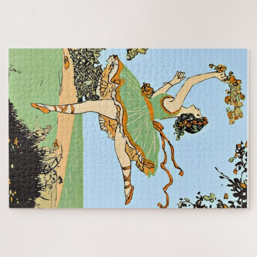 fröhlicher Tänzer Puzzle (Horizontal)