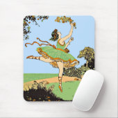 fröhlicher Tänzerprint Mousepad (Mit Mouse)