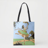 fröhlicher Tänzerprint Tasche (Vorderseite)