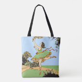 fröhlicher Tänzerprint Tasche (Rückseite)