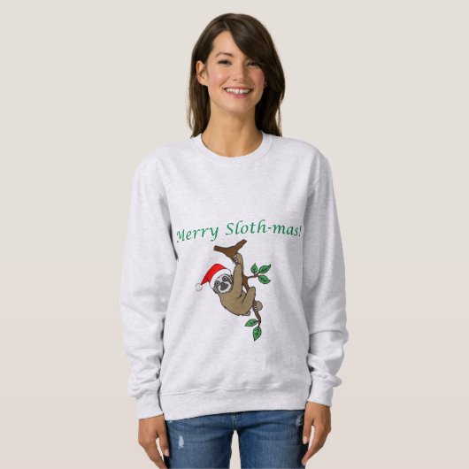 Fröhlicher Trägheit-mas! Sweatshirt (Vorne ganz)