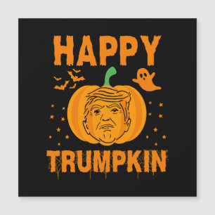 Fröhlicher Trumpkin macht Halloween wieder großart Magnetkarte