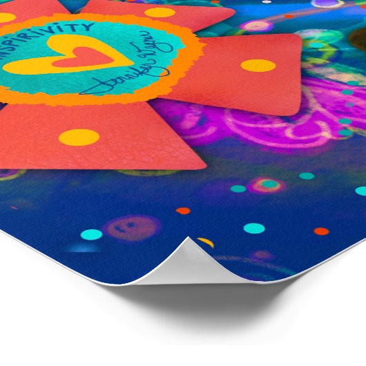 Fröhlicher Typ, sei eine nette Hummelschule Poster (Ecke)