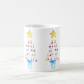 Fröhlicher und heller Baum Kaffeetasse (Mittel)