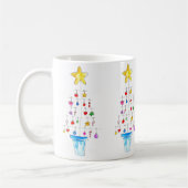 Fröhlicher und heller Baum Kaffeetasse (Links)