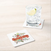 Fröhlicher und heller Blumencocktail Untersetzer (Vor Ort)