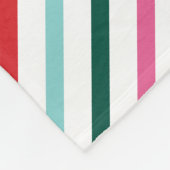 Fröhlicher und heller Feiertag Fleecedecke (Ecke)