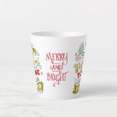 Fröhlicher und heller schönster Zeiturlaub Milchtasse (Vorderseite)