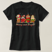 Fröhlicher und heller T - Shirt, Weihnachtsgeschen T-Shirt (Design vorne)