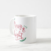 fröhlicher und heller Urlaub Kaffeetasse (Vorderseite Links)
