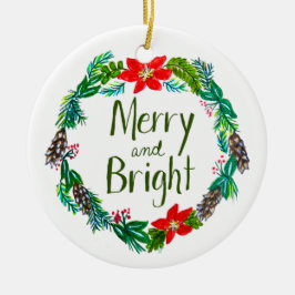 Fröhlicher und heller Weihnachtsschmuck