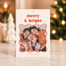 Fröhlicher und heller welliger Rahmen Weihnachtsfo