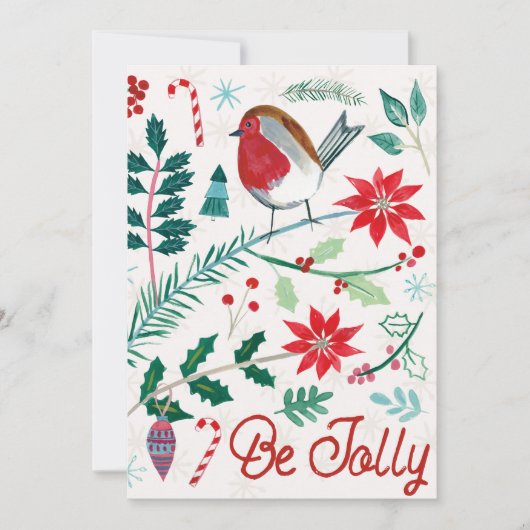 Fröhlicher Urlaub Feiertagskarte (Vorderseite)