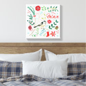 Fröhlicher Urlaub - Glauben 2 Leinwanddruck (Insitu (Schlafzimmer))