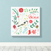 Fröhlicher Urlaub - Glauben 2 Leinwanddruck (Insitu (Holzboden))