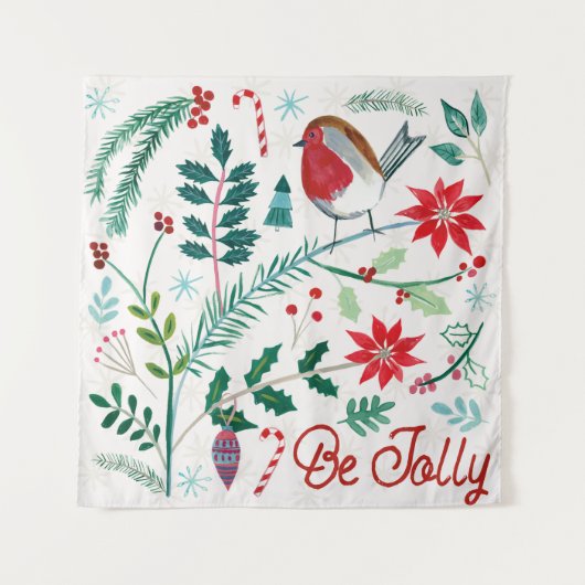 Fröhlicher Urlaub Wandteppich (Vorderseite (Horizontal))