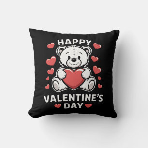 Fröhlicher Valentinstag Bär vday  Kissen