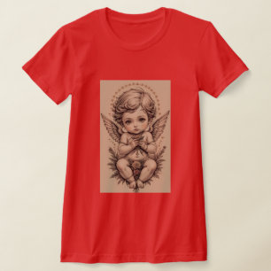 Fröhlicher Valentinstag Personalisiertes Geschenk T-Shirt