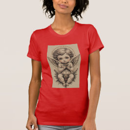 Fröhlicher Valentinstag Personalisiertes Geschenk T-Shirt