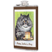 Fröhlicher Vater, Louis Wain,    Flask Flachmann (Links)