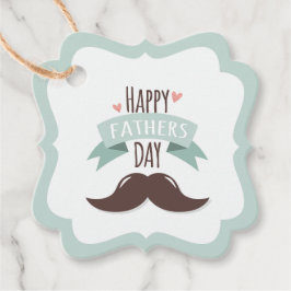 Fröhlicher Vater - Schnurrbart Geschenkanhänger