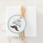 Fröhlicher Vater - Schnurrbart Geschenkanhänger (Beispiel)