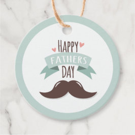 Fröhlicher Vater - Schnurrbart Geschenkanhänger