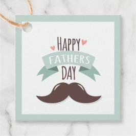 Fröhlicher Vater - Schnurrbart Geschenkanhänger