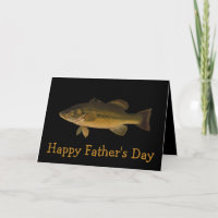 Fröhlicher Vatertag Fischen Fisch Bass