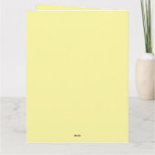 Fröhlicher Vatertag mit Kindern Karte (Rückseite)