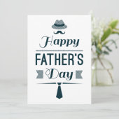 Fröhlicher Vatertag // Neuheit Niedliche Leere Karte (Stehend Vorderseite)