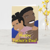 Fröhlicher Vatertag, Papa Card Karte (Gelbe Blume)